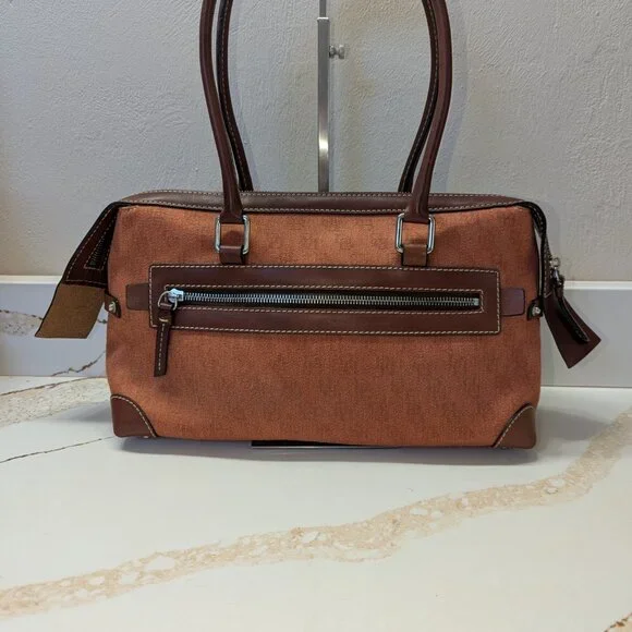 Dooney & Bourke bag, wristlet & key charm. 3fer! Excellent condition! - Picture 10 of 11